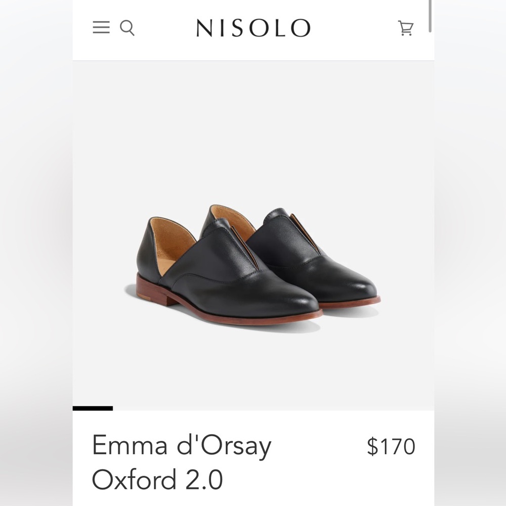 Nisolo d’Orsay Oxford NWOT